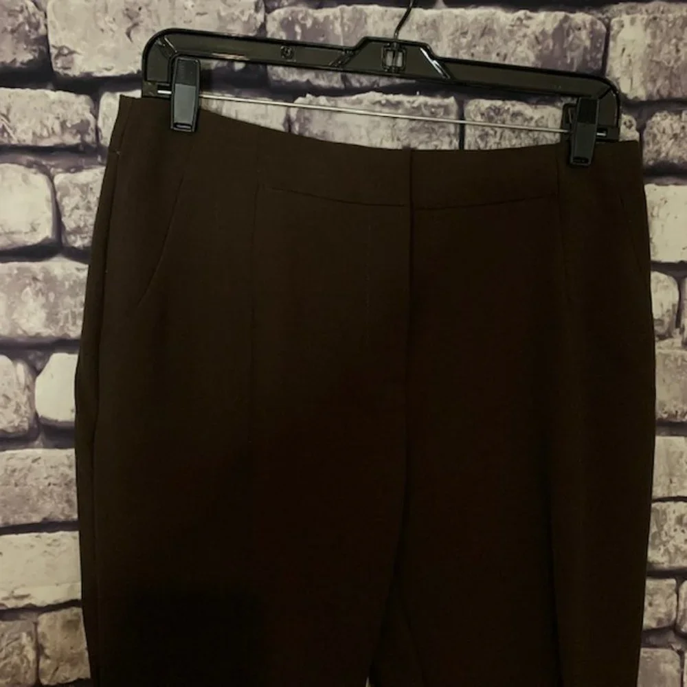 Chico's So Slimming Brown Pants Size S/6 Short - Picture 2 of 9